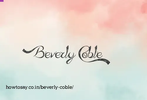 Beverly Coble