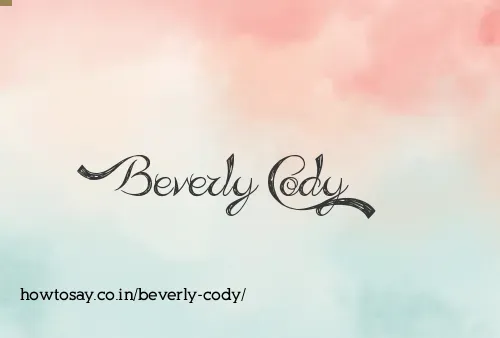 Beverly Cody