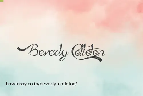 Beverly Colloton