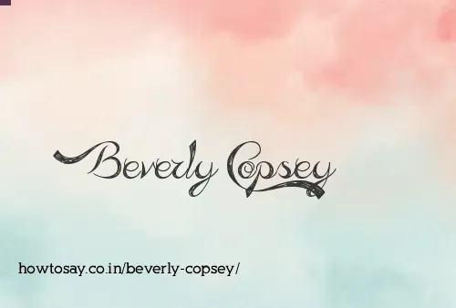 Beverly Copsey