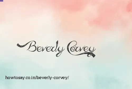 Beverly Corvey