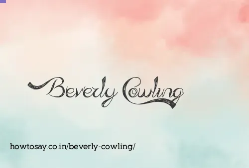 Beverly Cowling