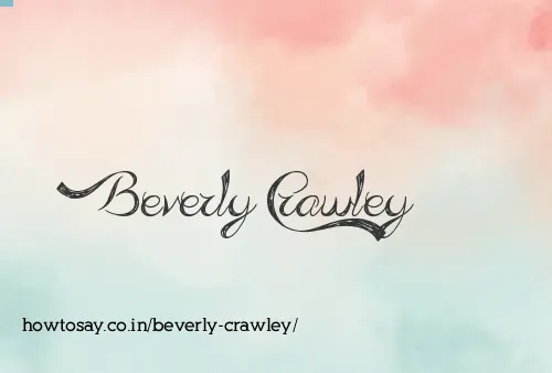 Beverly Crawley