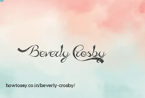 Beverly Crosby