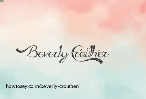 Beverly Crouther