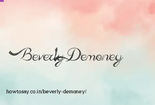 Beverly Demoney