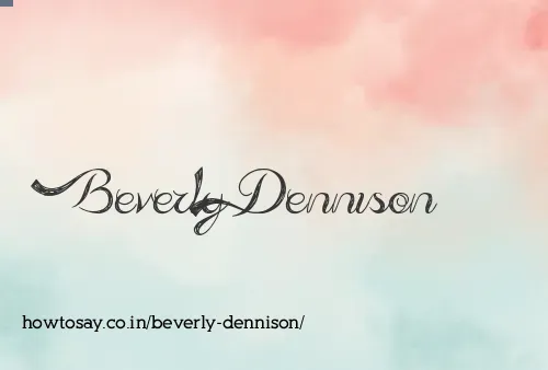 Beverly Dennison
