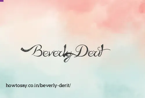 Beverly Derit