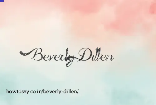 Beverly Dillen