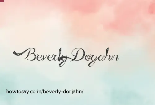 Beverly Dorjahn