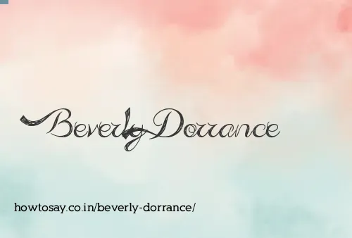 Beverly Dorrance