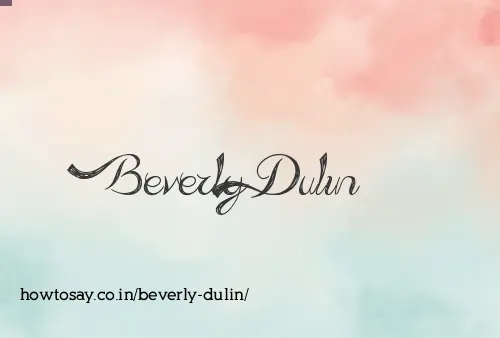 Beverly Dulin