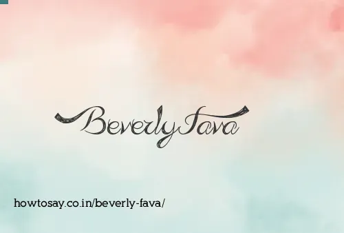 Beverly Fava