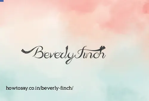 Beverly Finch
