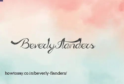 Beverly Flanders