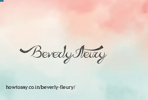 Beverly Fleury