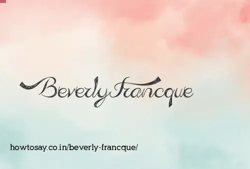 Beverly Francque