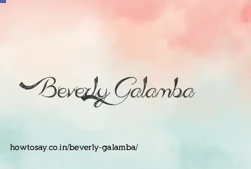 Beverly Galamba