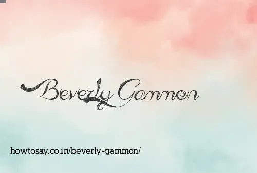 Beverly Gammon