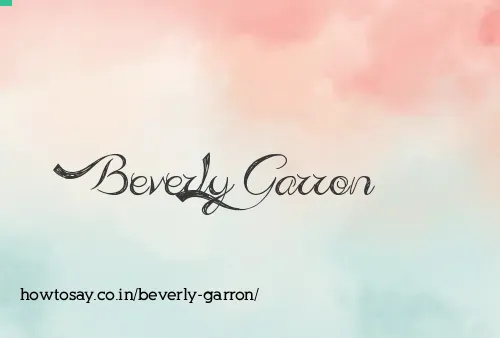 Beverly Garron