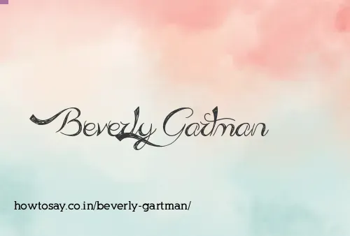 Beverly Gartman