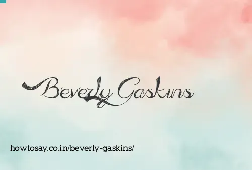 Beverly Gaskins