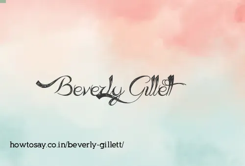 Beverly Gillett