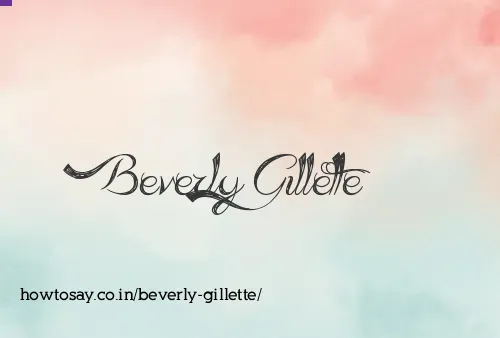 Beverly Gillette