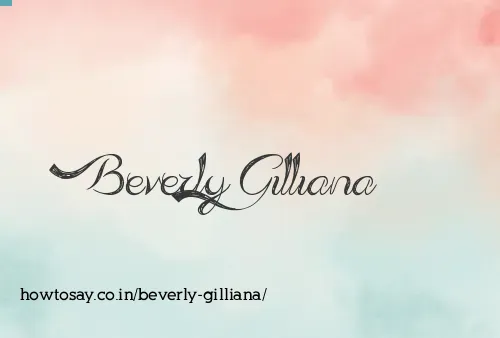 Beverly Gilliana