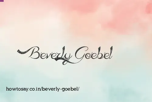 Beverly Goebel
