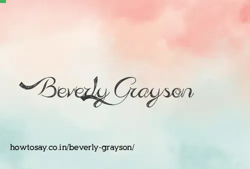 Beverly Grayson