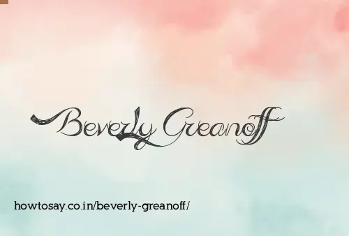Beverly Greanoff