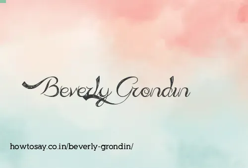 Beverly Grondin