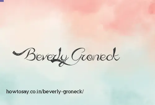 Beverly Groneck