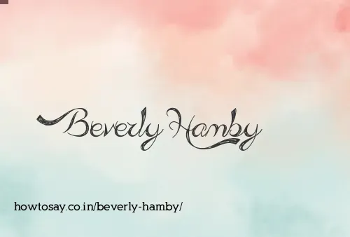 Beverly Hamby