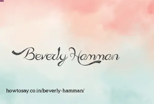 Beverly Hamman