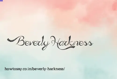 Beverly Harkness