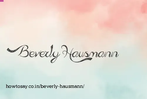 Beverly Hausmann