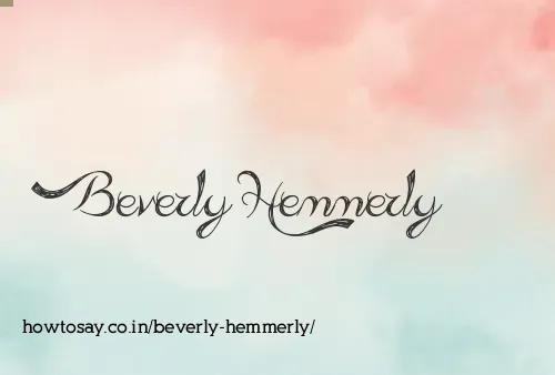Beverly Hemmerly