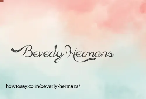 Beverly Hermans