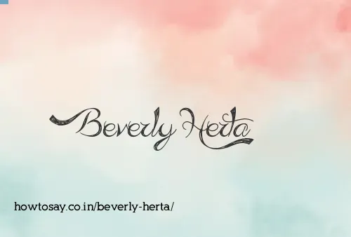 Beverly Herta