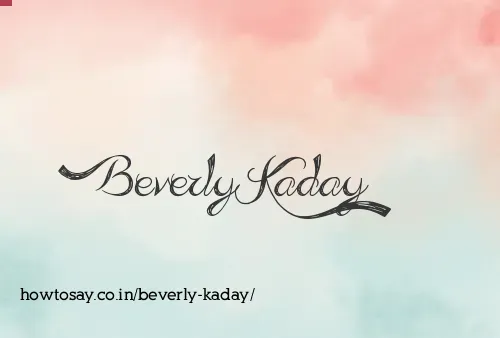 Beverly Kaday
