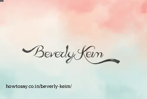 Beverly Keim