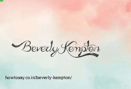 Beverly Kempton