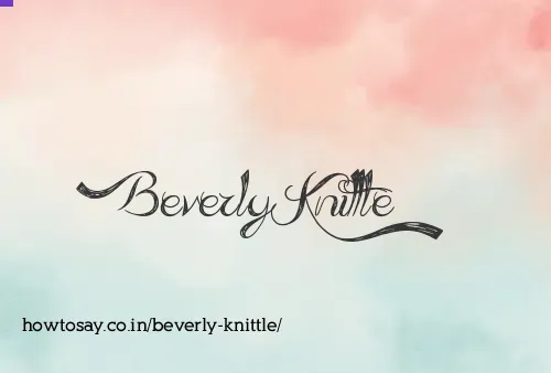 Beverly Knittle