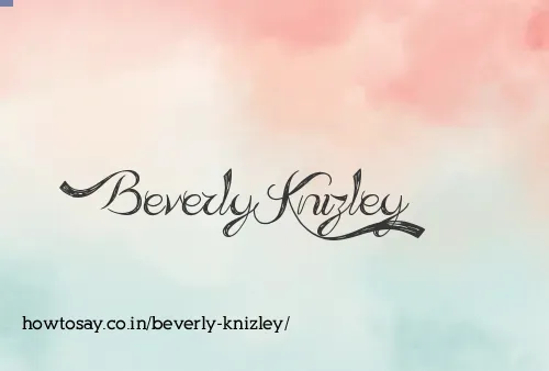 Beverly Knizley