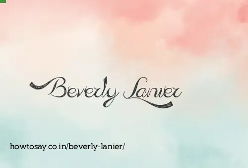 Beverly Lanier