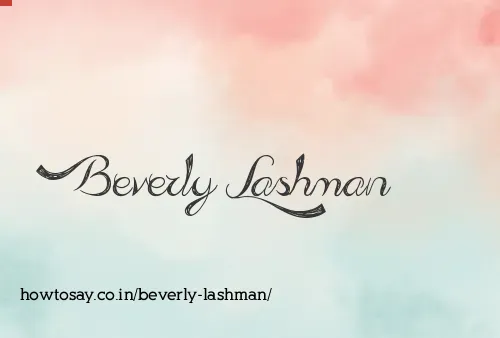 Beverly Lashman