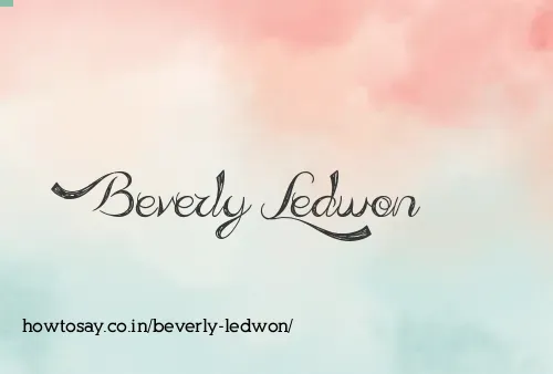 Beverly Ledwon