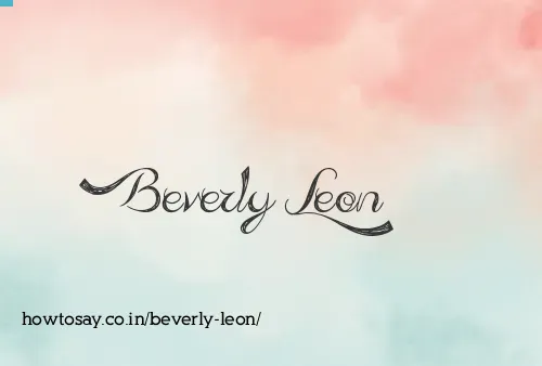 Beverly Leon